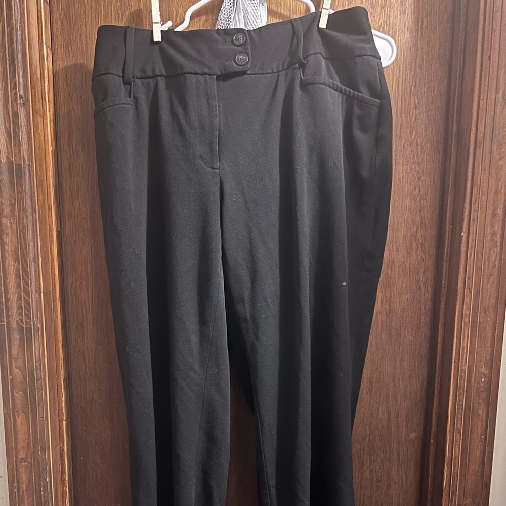 Rafaella 18w Tapered Bootcut Dress Pants